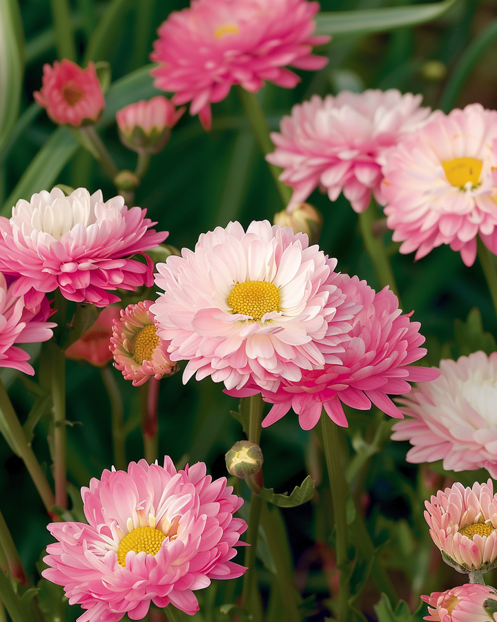 Acrolinium Double-Flowered Seeds Helipterum Roseum Mixed Colors