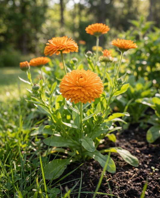 Pot Marigold Seeds Organic Calendula Officinalis Annual Balls Orange