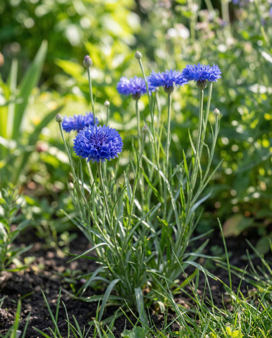 Cornflower Seeds Organic Centaurea Cyanus Blue Ball Annual