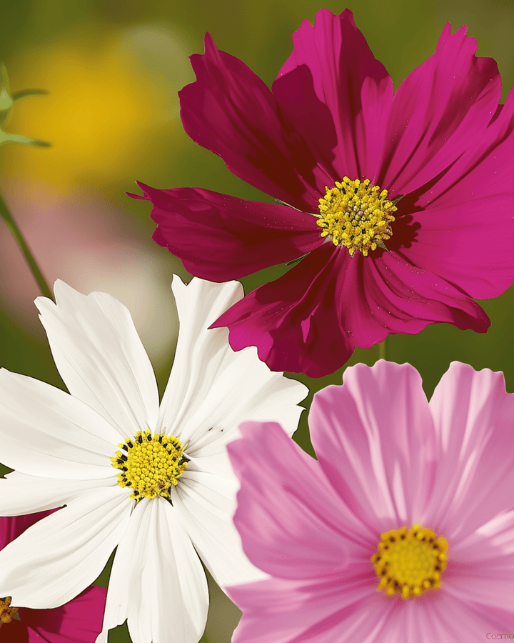 Cosmos Sensation Seeds Organic Cosmos Bipinnatus Annual Flowers