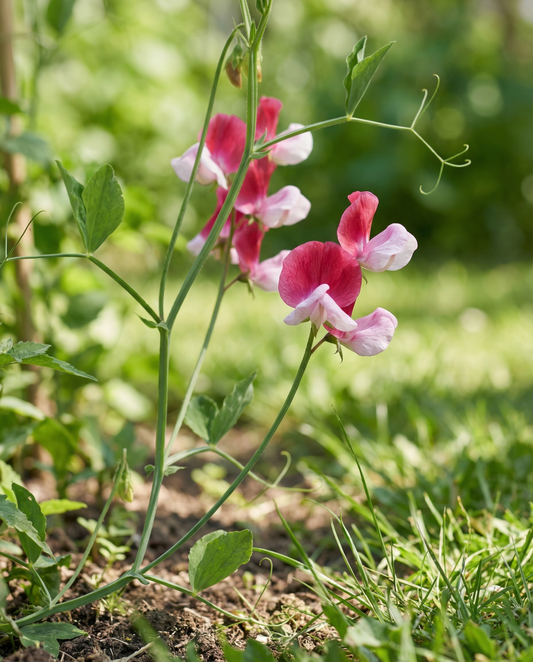 Sweet Pea Painted Lady Seeds Organic Lathyrus Odoratus Annual Flower