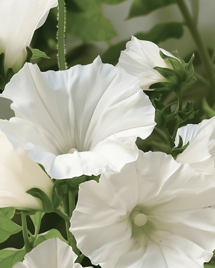 Mallow Mont Blanc Seeds Organic Lavatera Trimestris Annual Flower