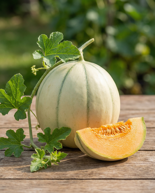 Sugar Melon Charentais Seeds Organic Cucumis Melo Annual