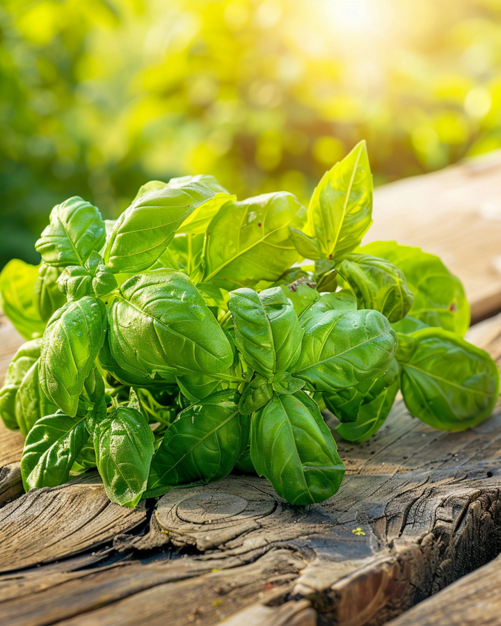 Sweet Basil Seeds Organic Ocimum Basilicum Annual Italiano Classico