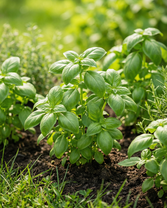 Sweet Basil Seeds Organic Ocimum Basilicum Annual Italiano Classico