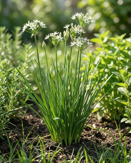 Garlic Chives Seeds Organic Allium Tuberosum Perennial Herb