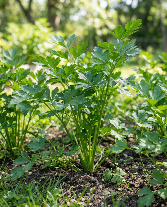 Parsley Gigante D'italia Seeds Organic Petroselinum Crispum Biennial
