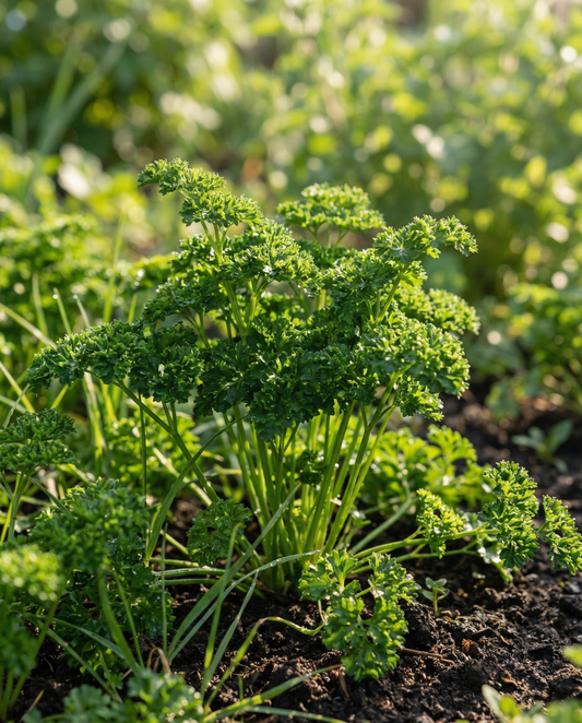 Parsley Moss Curled Seeds Organic Petroselinum Crispum Annual Herb