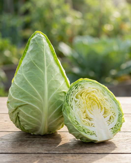 Hispi Cabbage Seeds Organic Brassica Oleracea Annual Caraflex F1