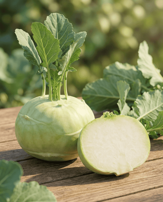 Kohlrabi Seeds Organic Brassica Oleracea Annual Korist F1