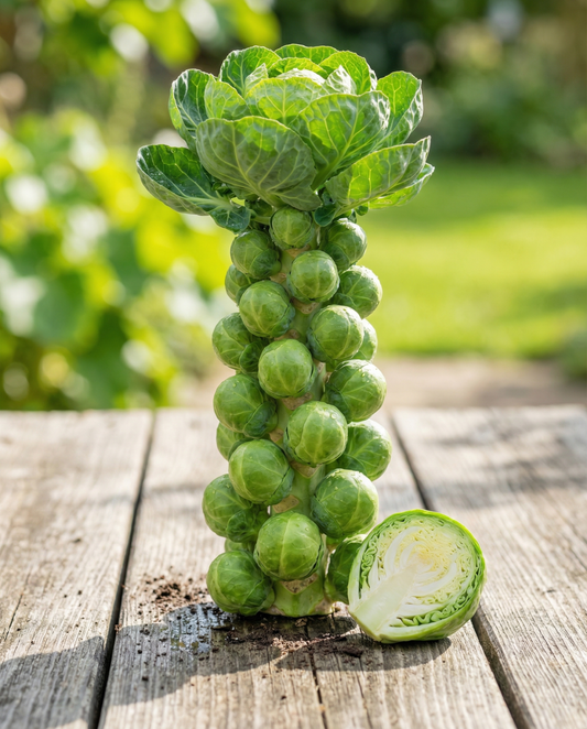 Brussels Sprouts Seeds Organic Doric F1 Brassica Oleracea Biennial