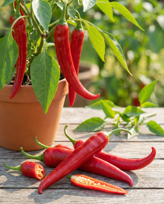 Cayenne Pepper Seeds Organic Capsicum Annuum Annual Long Slim
