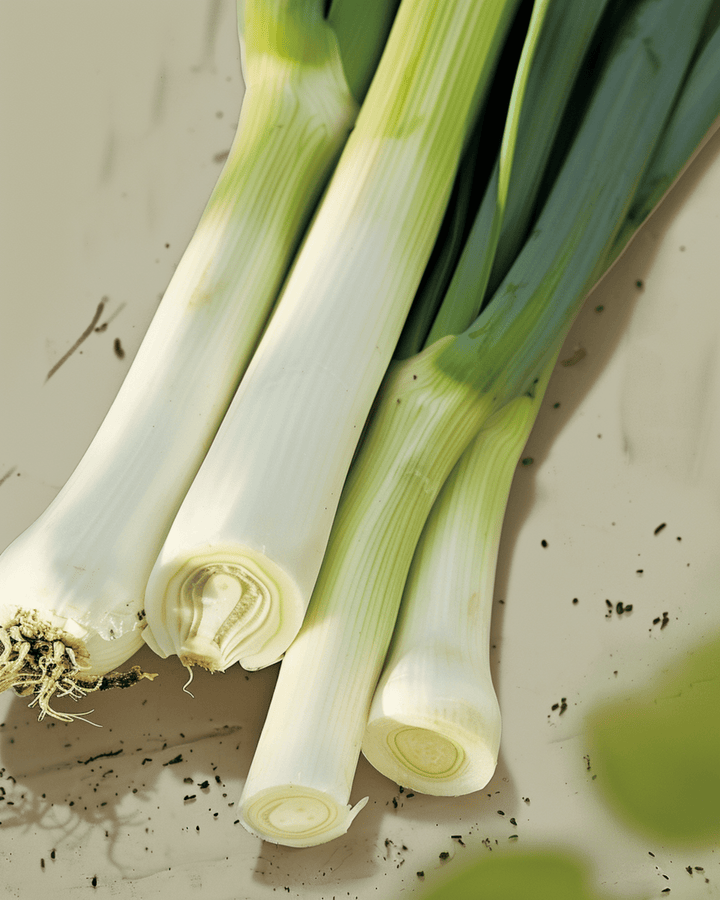 Leek De Carentan 2 Seeds Organic Allium Porrum Annual