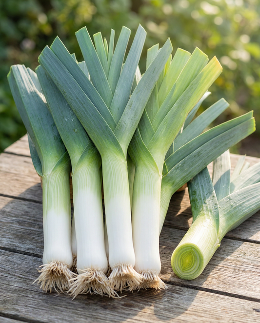 Leek Seeds Organic Allium Porrum Hannibal Annual Variety