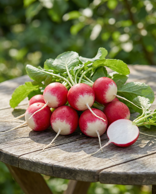 Radish Sparkler 2 Seeds Organic Raphanus Sativus Annual