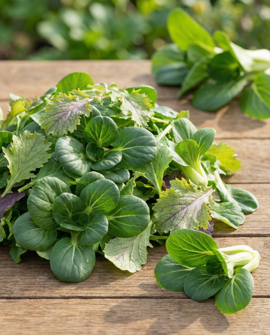 Mesclun Mixture Seeds Organic Brassica Juncea Annual