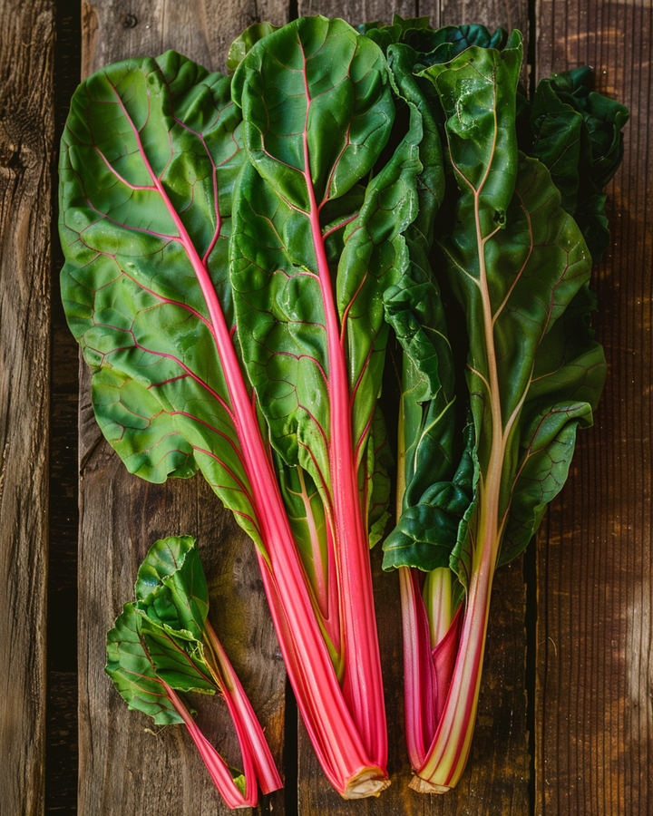 Swiss Chard Seeds Organic Beta Vulgaris Annual Rhubarb Chard