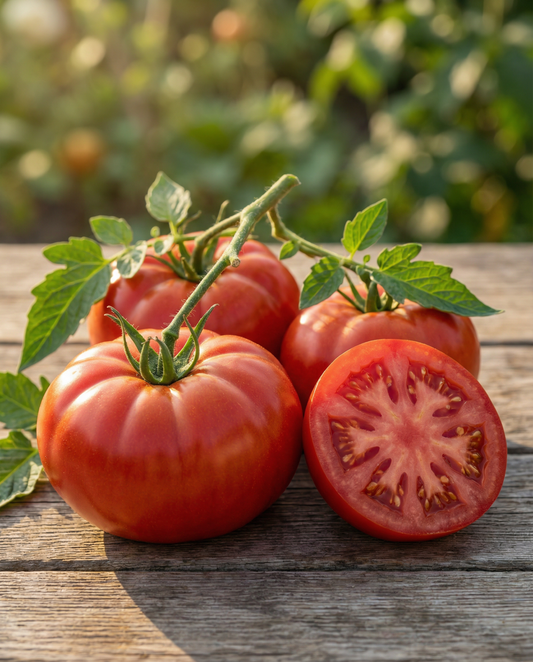 Beefsteak Tomato Seeds Organic Marmande Solanum Lycopersicum Annual