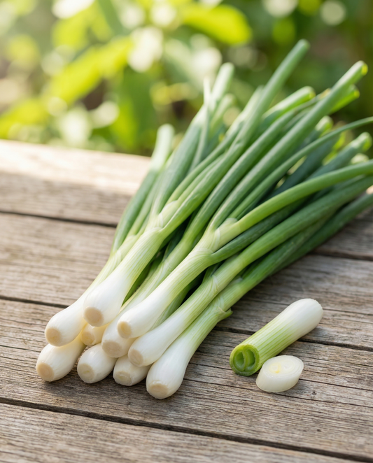 Bunching Onion Seeds Organic Allium Cepa White Lisbon Annual