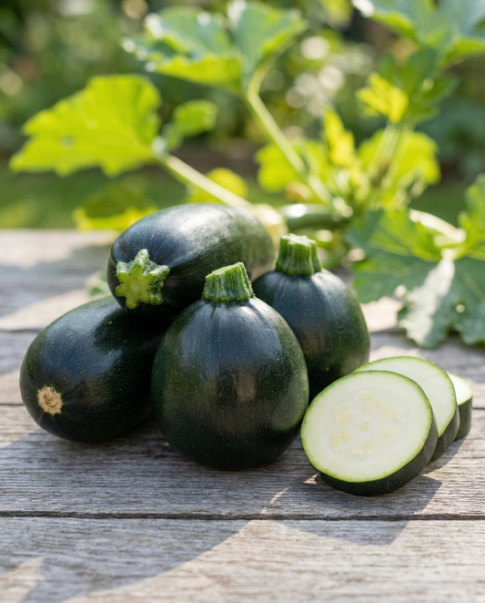 Black Beauty Zucchini Seeds Organic Cucurbita Pepo Annual
