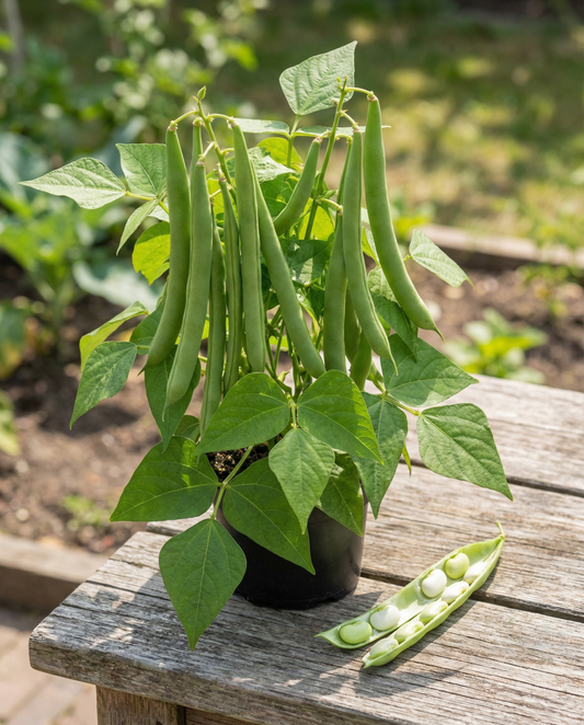 Bush Bean Seeds Maxi Organic Phaseolus Vulgaris Annual Vegetable