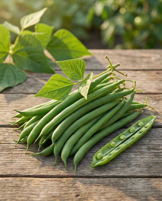 Bush French Bean Compass Seeds Organic Phaseolus Vulgaris Annual
