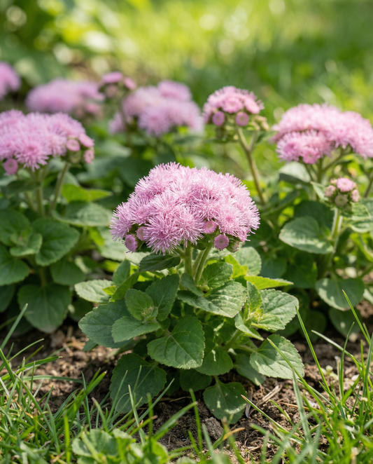 Flossflower Seeds Pink Ball Ageratum Houstonianum Annual