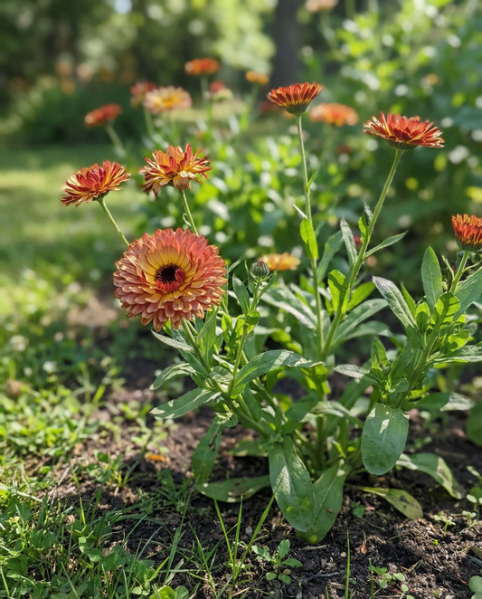 Marigold Seeds Touch Of Red Calendula Officinalis Annual Mix