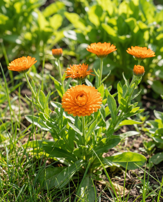 Pot Marigold Seeds Balls Orange Double Calendula Officinalis Annual