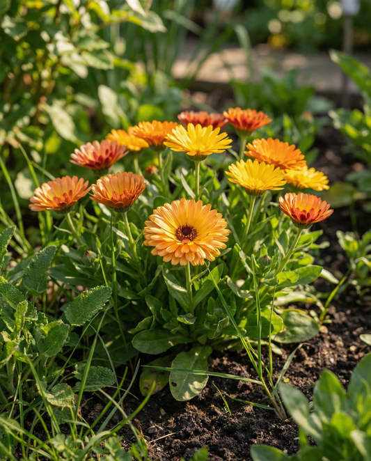 Pot Marigold Seeds Fiesta Gitana Calendula Officinalis Annual Mix