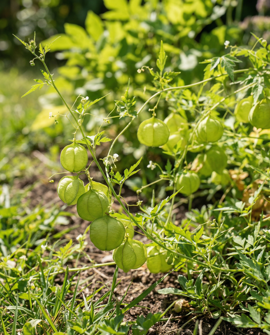 Love In A Puff Seeds Cardiospermum Halicacabum Annual Climber