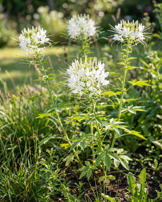Spiderflower Seeds White Queen Cleome Hassleriana Annual