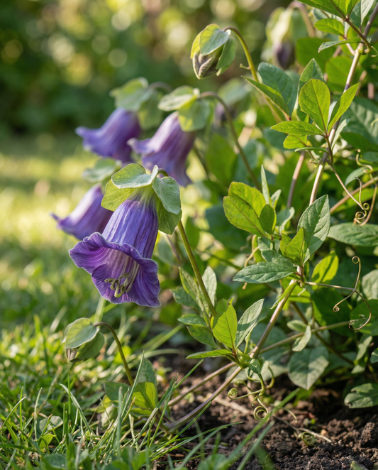 Cup And Saucer Vine Seeds Cobaea Scandens Annual Climber