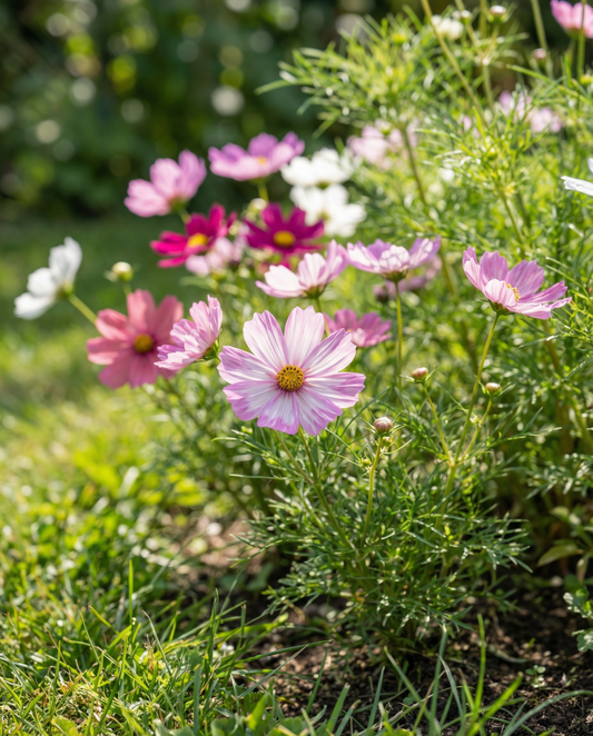 Cosmos Seeds Dwarf Sensation Mixed Cosmos Bipinnatus Annual