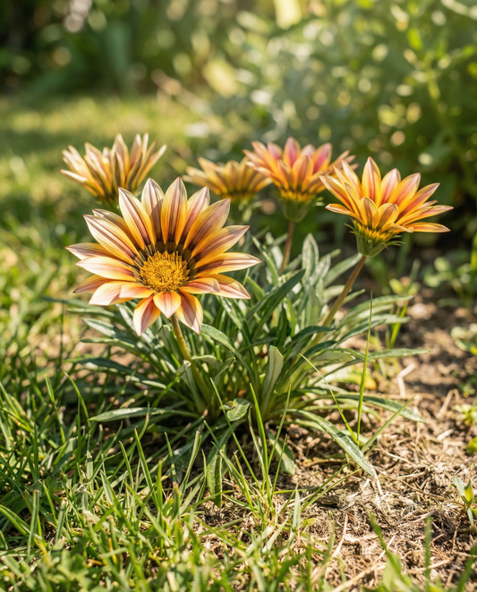 Treasure Flower Seeds Gazania Rigens Annual Mix F1 Tiger