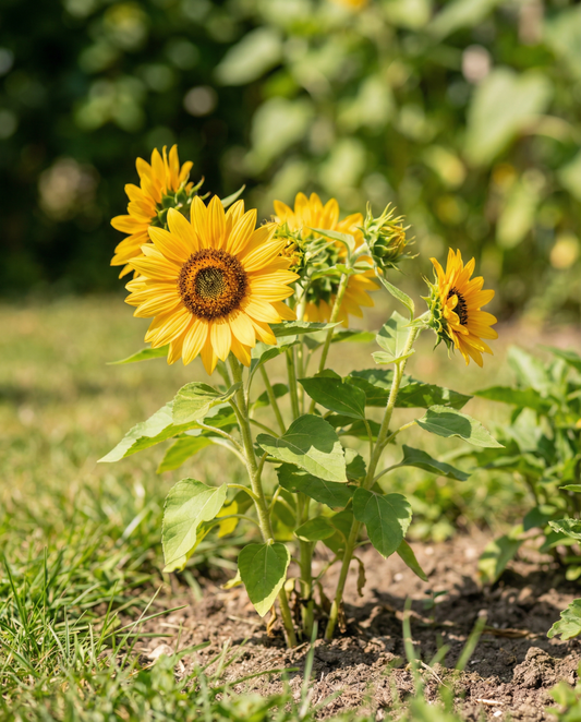 Sunflower Seeds For Pots Helianthus Annuus Pacino Annual 40 Cm