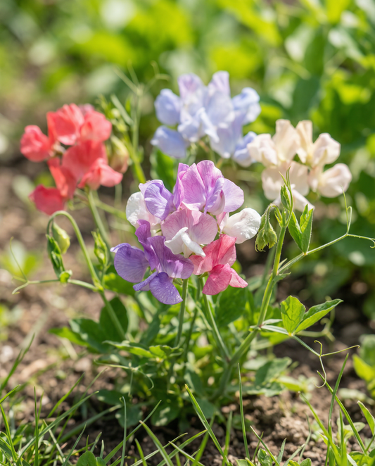 Sweet Pea Seeds Bijou Lathyrus Odoratus Annual Mix
