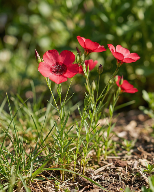 Flax Bright Eyes Seeds Linum Grandiflorum Annual Flower