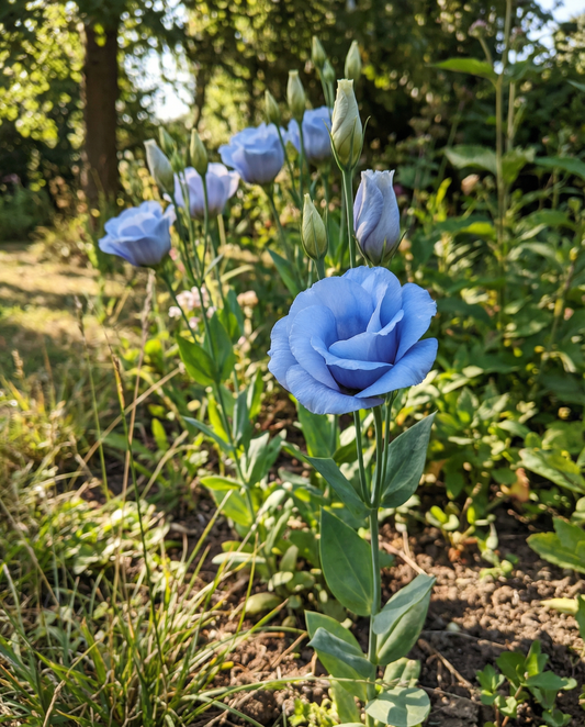 Lisianthus Seeds Sky Blue Eustoma Grandiflorum Annual Flower