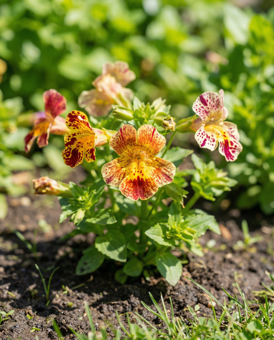 Monkey Flower Seeds Queen's Prize Mimulus Hybrida Annual Flower