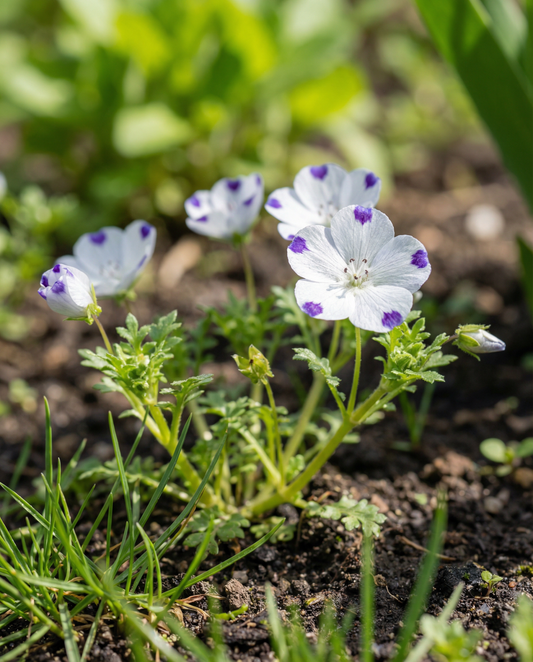 Baby Blue Eyes Seeds Nemophila Maculata Annual Flowers