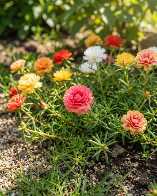 Portulaca Seeds Portulaca Grandiflora Double Mixed Annual Flowers