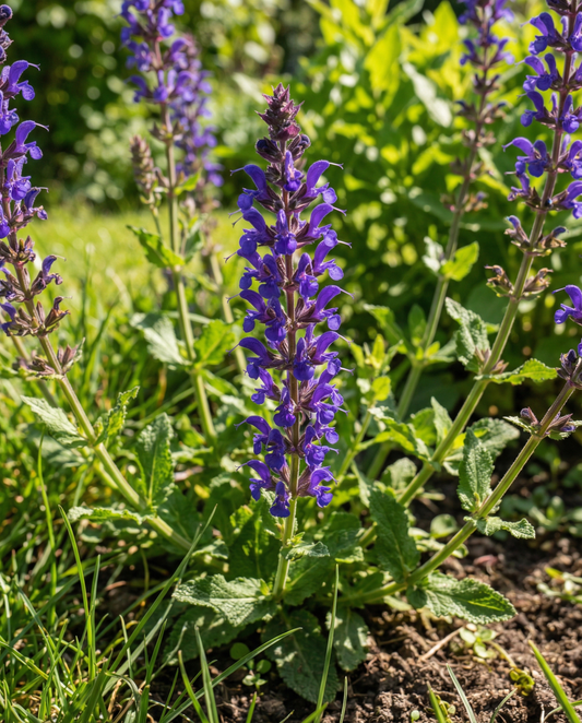 Meadow Sage Seeds Salvia Nemorosa Perennial New Dimension Blue