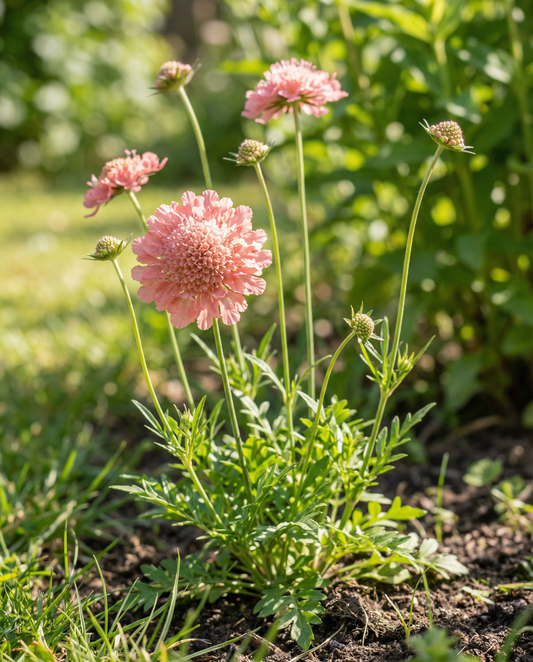 Scabiosa Seeds Salmon Queen Scabiosa Atropurpurea Annual Flower
