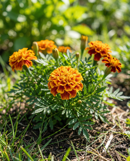 French Marigold Seeds Tagetes Patula Annual Petite Harmony