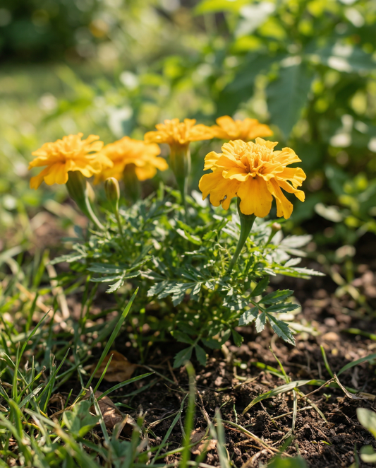French Marigold Naughty Marietta Seeds Tagetes Patula Annual Flower