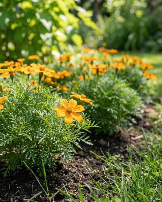 French Marigold Seeds Tagetes Tenuifolia Annual Starfire Variety 35 Cm