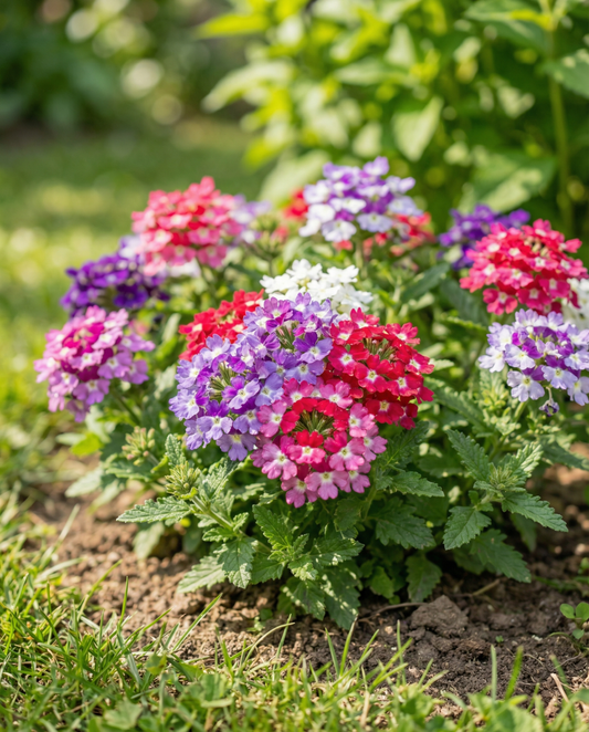 Verbena Seeds Verbena Hybrida Annual Mix Colours Compact