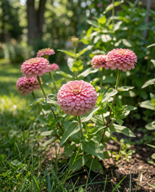 Zinnia Lilliput Rose Gem Seeds Zinnia Elegans Annual