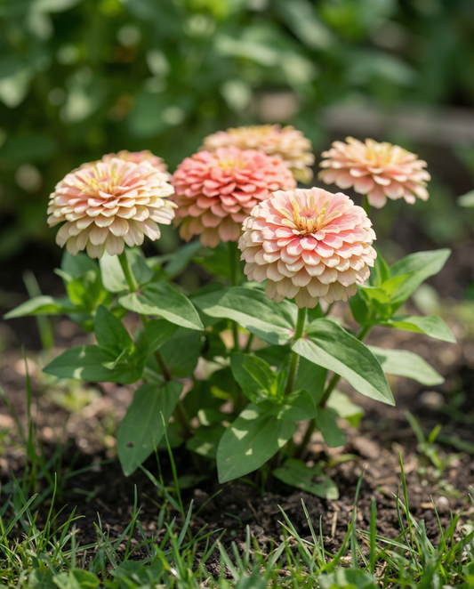 Zinnia Thumbelina Seeds Zinnia Elegans Annual Dwarf Mixed